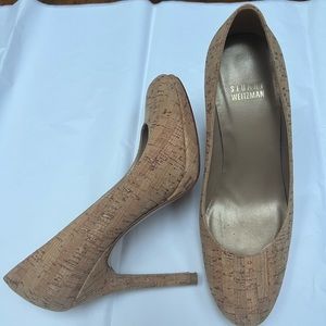 Stuart Weitzman Cork Pumps